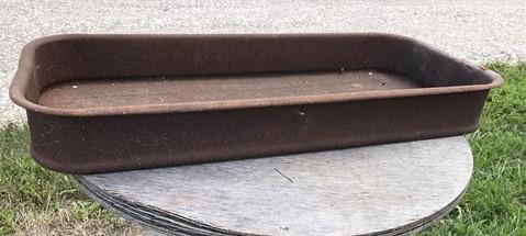 Wagon bed - Little Red Wagon Bed Only, Wagon Pull Toy Part, Rustic Vintage Radio Flyer M, by The Old Grainery (decor, litt...