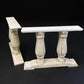 table legs - Pair of Wide Dining Table Legs, Solid Wood Table Base, Turned Trestle Table Legs by The Old Grainery (country...