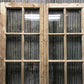 Antique French Double Doors (44x87.5) 12 Glass Pane Doors, European Doors G118