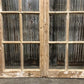 Antique French Double Doors (44x87.5) 12 Glass Pane Doors, European Doors G118