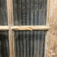 Antique French Double Doors (44x87.5) 12 Glass Pane Doors, European Doors G118