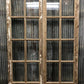 Antique French Double Doors (44x87.5) 12 Glass Pane Doors, European Doors G118