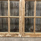 Antique French Double Doors (44x87.5) 12 Glass Pane Doors, European Doors G118