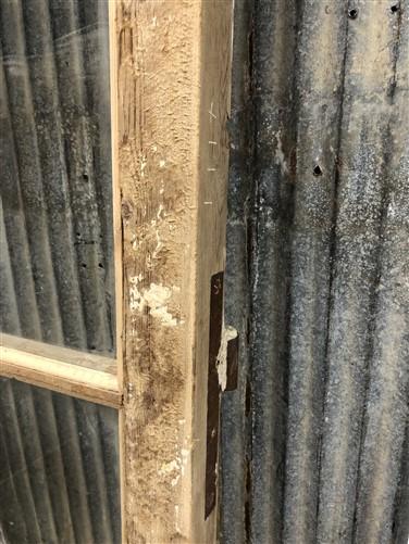 Antique French Double Doors (44x87.5) 12 Glass Pane Doors, European Doors G118