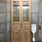 Antique French Double Doors (43.5x101.5) 8 Glass Pane Doors, European Doors G145