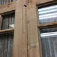 Antique French Double Doors (43.5x101.5) 8 Glass Pane Doors, European Doors G145