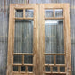 Antique French Double Doors (43.5x101.5) 8 Glass Pane Doors, European Doors G145
