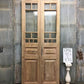 Antique French Double Doors (43.5x101.5) 8 Glass Pane Doors, European Doors G146