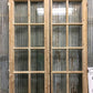 Antique French Double Doors (43.5x87.5) 12 Glass Pane Doors, European Doors G151