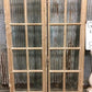 Antique French Double Doors (43.5x87.5) 12 Glass Pane Doors, European Doors G151
