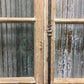 Antique French Double Doors (43.5x87.5) 12 Glass Pane Doors, European Doors G151