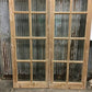 Antique French Double Doors (43.5x87.5) 12 Glass Pane Doors, European Doors G151