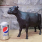 Cast Iron Cow Doorstop, Butcher Shop Advertising, Farm Art Milk Cow Bull Statue