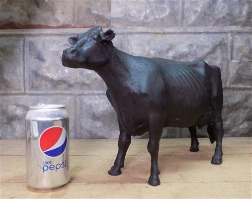 Cast Iron Cow Doorstop, Butcher Shop Advertising, Farm Art Milk Cow Bull Statue