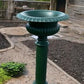 31" Tall Cast Iron Fluted Urn, Flower Pot Planter, Garden Patio Yard Art D1