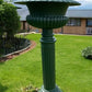 31" Tall Cast Iron Fluted Urn, Flower Pot Planter, Garden Patio Yard Art D1