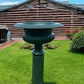 31" Tall Cast Iron Fluted Urn, Flower Pot Planter, Garden Patio Yard Art D1