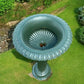 31" Tall Cast Iron Fluted Urn, Flower Pot Planter, Garden Patio Yard Art D1