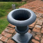 Garden urn - 23" Tall Cast Iron Fluted Urn, Flower Pot Planter, Garden Patio Yard Art E1 by The Old Grainery (aluminum, Ar...