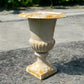 Garden urn - 21" Tall Cast Iron Fluted Urn, Flower Pot Planter, Garden Patio Yard Art F1 by The Old Grainery (aluminum, Ar...