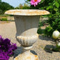 Garden urn - 21" Tall Cast Iron Fluted Urn, Flower Pot Planter, Garden Patio Yard Art F1 by The Old Grainery (aluminum, Ar...
