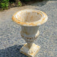 Garden urn - 21" Tall Cast Iron Fluted Urn, Flower Pot Planter, Garden Patio Yard Art F1 by The Old Grainery (aluminum, Ar...