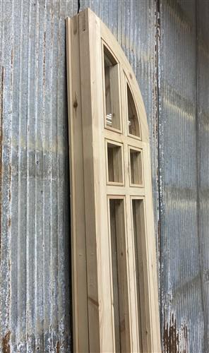 Arched French Double Doors (32.5x96) 14 Pane Glass Doors European Styled O13