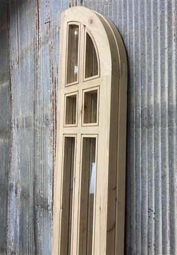 Arched French Double Doors (32.5x96) 14 Pane Glass Doors European Styled O13