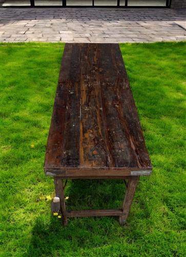 Home & Living > Furniture > Dining Room Furniture > Kitchen & Dining Tables - Rustic Folding Table (66x22.75) Reclaimed Wo...