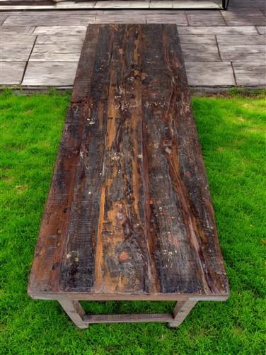 Home & Living > Furniture > Dining Room Furniture > Kitchen & Dining Tables - Rustic Folding Table (66x22.75) Reclaimed Wo...