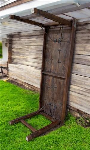Home & Living > Furniture > Dining Room Furniture > Kitchen & Dining Tables - Rustic Folding Table (66x22.75) Reclaimed Wo...