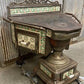 Early Cast Iron & Tile Victorian Stove, Wood Cook Stove, Vintage Parlor Stove