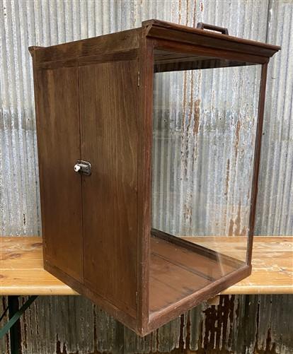 Display Case - Countertop Showcase, General Store Display, Vintage Wood Framed Glass Case, C by The Old Grainery (Antique,...
