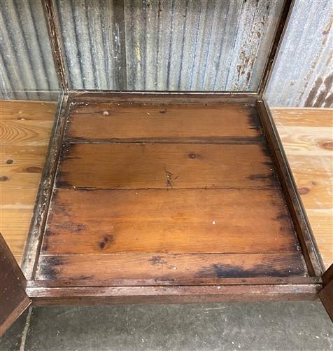 Display Case - Countertop Showcase, General Store Display, Vintage Wood Framed Glass Case, C by The Old Grainery (Antique,...