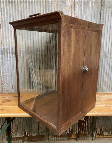 Display Case - Countertop Showcase, General Store Display, Vintage Wood Framed Glass Case, C by The Old Grainery (Antique,...