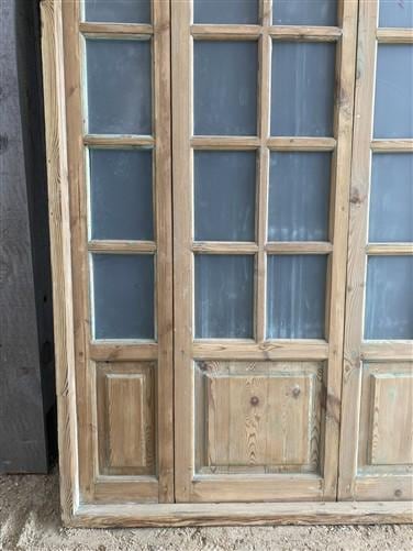 Antique French Double Doors (71x88) Frosted Glass European SideLite Jamb C13
