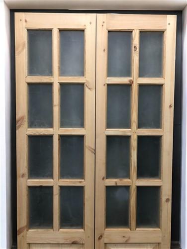 Home & Living > Home Improvement > Doors & Locks > Doors - French Double Door (36x80.75) 8 Pane Frosted Glass Door Europea...