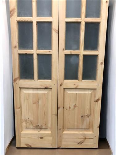 Home & Living > Home Improvement > Doors & Locks > Doors - French Double Door (36x80.75) 8 Pane Frosted Glass Door Europea...