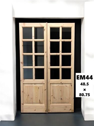 Home & Living > Home Improvement > Doors & Locks > Doors - French Double Door (48.5x80.75) 8 Pane Glass Door European Styl...