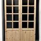 French Double Door (48.5x80.75) 8 Pane Glass Door European Styled EM44