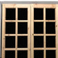French Double Door (48.5x80.75) 8 Pane Glass Door European Styled EM44