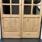 French Double Door (48.5x80.75) 8 Pane Glass Door European Styled EM44