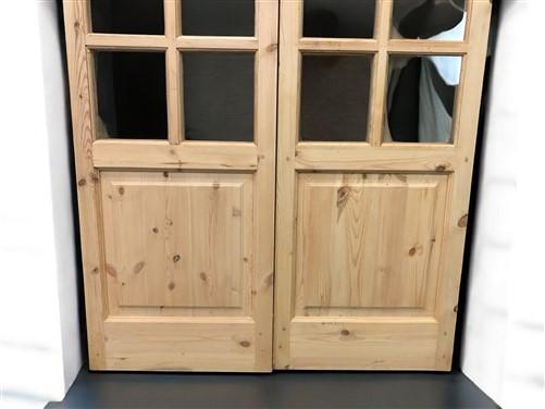 French Double Door (48.5x80.75) 8 Pane Glass Door European Styled EM44