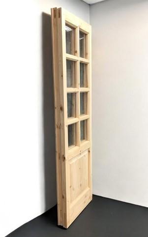 French Double Door (48.5x80.75) 8 Pane Glass Door European Styled EM44