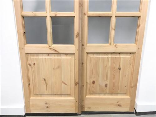 Home & Living > Home Improvement > Doors & Locks > Doors - French Double Door (48.5x80.5) 8 Pane Frosted Glass Door Europe...