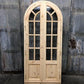 Arched French Double Door (36x80) 9 Pane Glass Door European Styled w Jamb OM5
