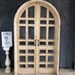 Home & Living > Home Improvement > Doors & Locks > Doors - Arched French Double Door (48x80) 14 Pane Glass Door European S...