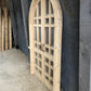 Home & Living > Home Improvement > Doors & Locks > Doors - Arched French Double Door (48x80) 14 Pane Glass Door European S...