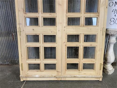 Home & Living > Home Improvement > Doors & Locks > Doors - Arched French Double Door (48x80) 14 Pane Glass Door European S...