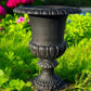Garden urn - 27" Tall Cast Iron Fluted Urn, Flower Pot Planter, Garden Patio Yard Art, P1 by The Old Grainery (aluminum, A...